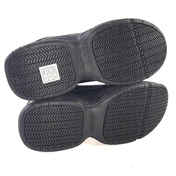 Skechers Womens Black Work Safety Shoes sz 8.5 US SN76340 Slip Resistant NWOB - Picture 7 of 12